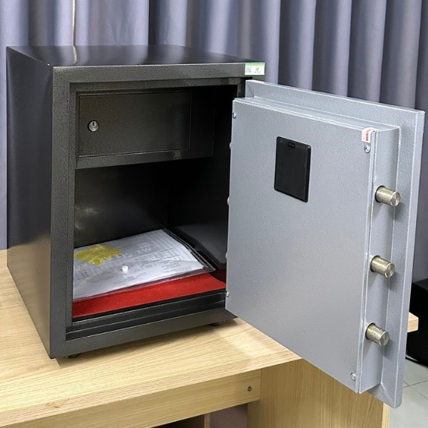 Nội thất Két sắt Việt Tiệp KV54VT vân tay 2 ngăn để được giấy tờ