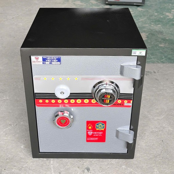 Két sắt khóa cơ đổi mã Việt Tiệp KW52DM bền an toàn cho gia đình và công ty