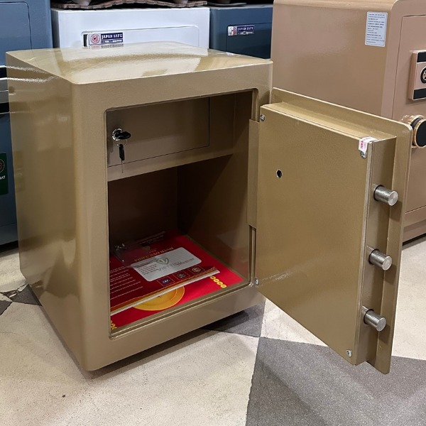 Nội thất Két sắt Tài Lộc KW52SCDM Việt Tiệp khóa cơ đổi mã màu vàng