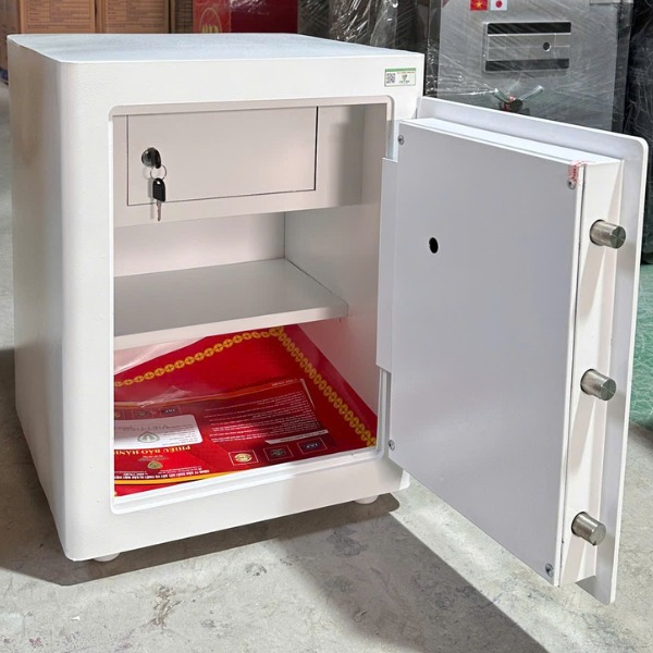 Nội thất Két sắt tài lộc Việt Tiệp KW58SCDM cơ đổi mã để được giấy tờ tài liệu