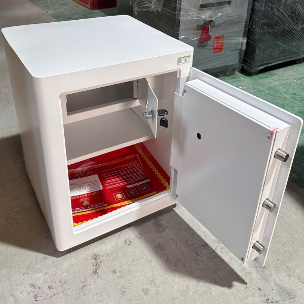 Két sắt tài lộc Việt Tiệp KW58SCDM cơ đổi mã có ngăn kéo có khóa riêng