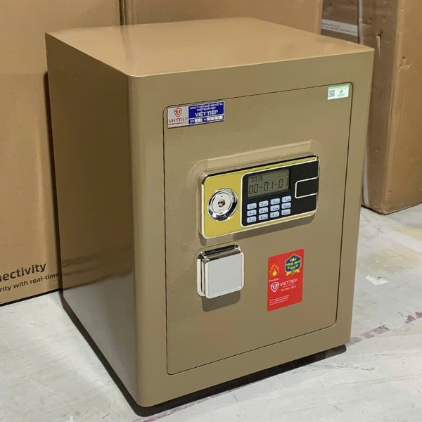 Két sắt Việt Tiệp KW58SCE điện tử màu gold