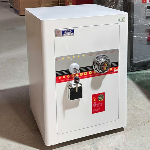 Két sắt tài lộc Việt Tiệp KW63SCDM cơ đổi mã anh chị có thể đổi mã theo ý muốn