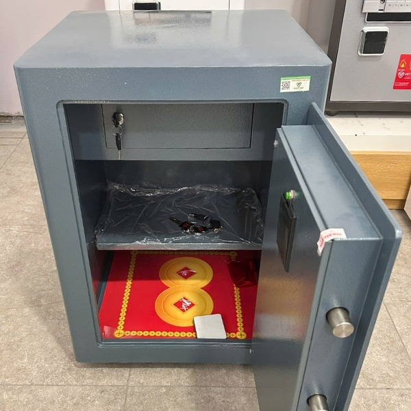 Nội thất Két sắt Tài Lộc Việt Tiệp KW63SCF màu xanh