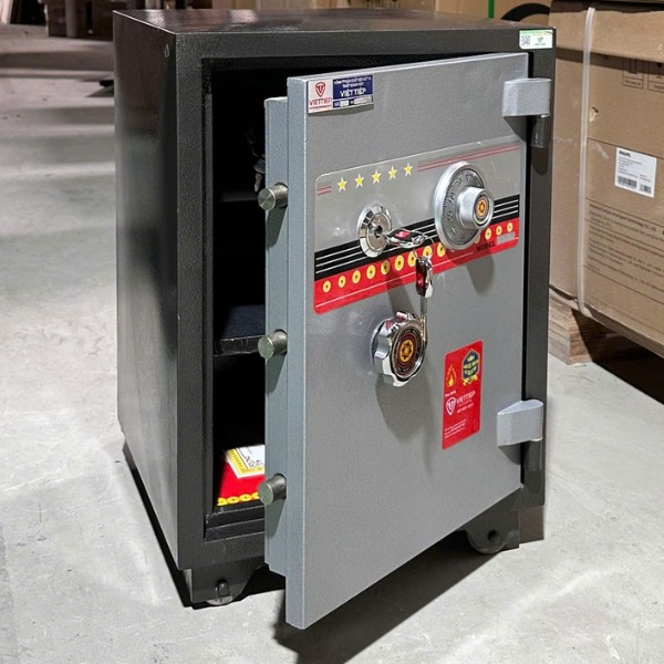 Két sắt việt tiệp khóa cơ KW79KC khóa cơ an toàn chống cháy chống trộm