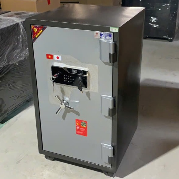 Két sắt Việt Tiệp KW90FID nhận diện khuôn mặt kết nối điện thoại mở bằng chìa khóa