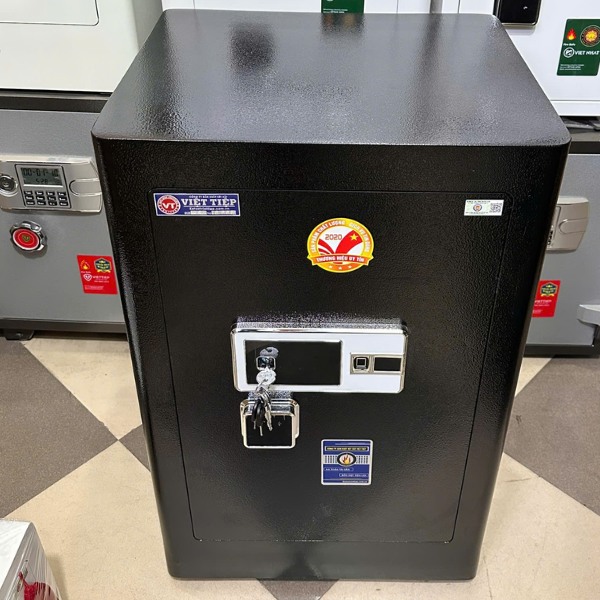 Két sắt Việt Tiệp KW82-SCFE vân tay điện tử thép 7ly màu đen