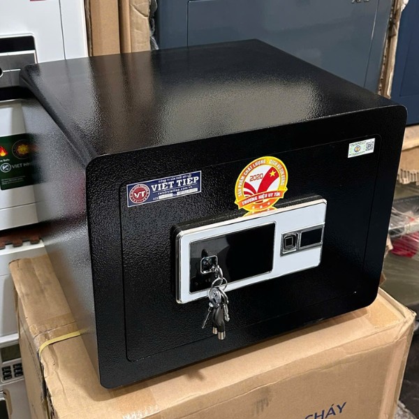 Két sắt Việt Tiệp VT38 màu đen vân tay điện tử
