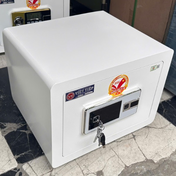 Két sắt Việt Tiệp VT38 mini vân tay an toàn chống cháy 1200 đô C trong 2 giờ