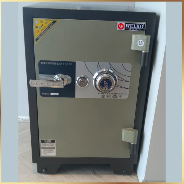 Thực tế két sắt Welko KCC110DM khóa cơ đổi mã