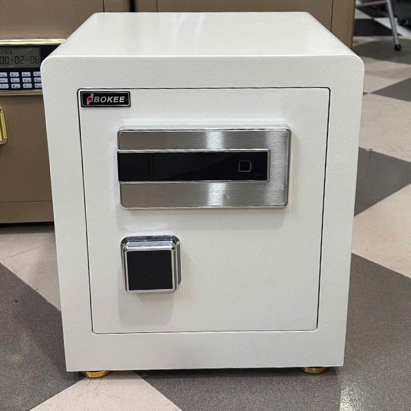 Két sắt Xuân Hòa Bokee BK45 Pro màu trắng thông minh mở vân tay