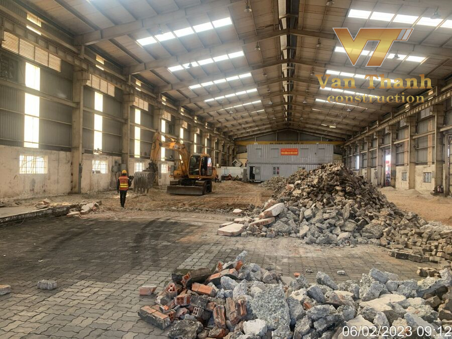 Sửa chữa nền nhà xưởng