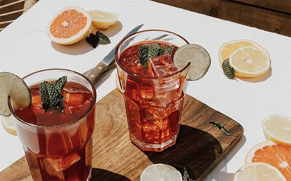 Trà trái cây lên men từ Kombucha