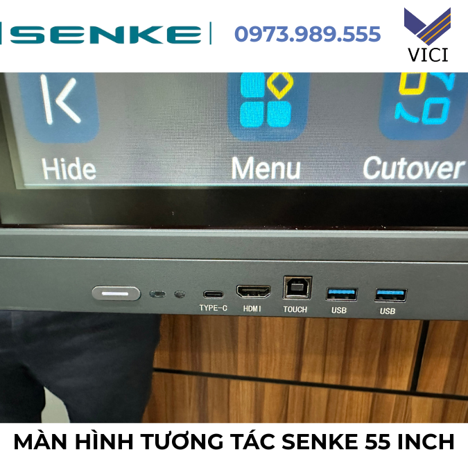 Màn hình tương tác chạy hệ điều hành android 14.0