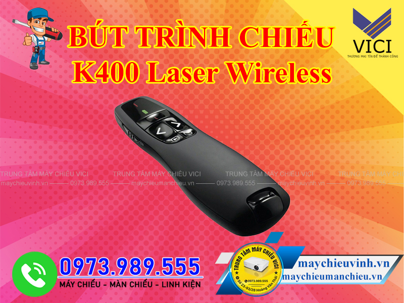 Bút trình chiếu K400 Laser Wireless