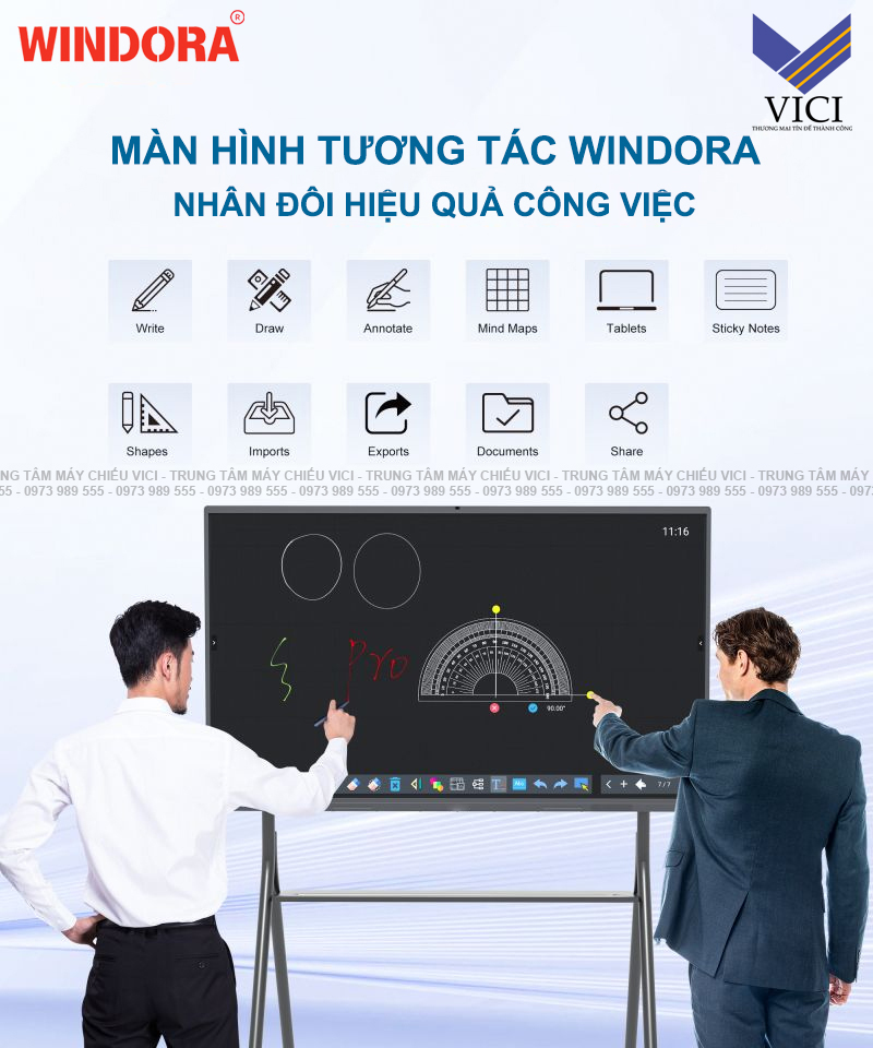Màn hình tương tác Windora 75IB4K