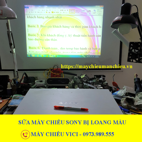 Máy chiếu lỗi LCD
