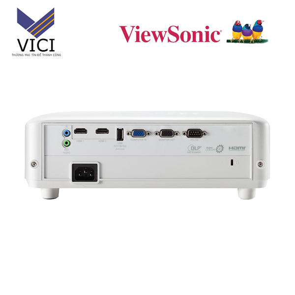 Cổng kết nối máy chiếu viewsonic pg701wu