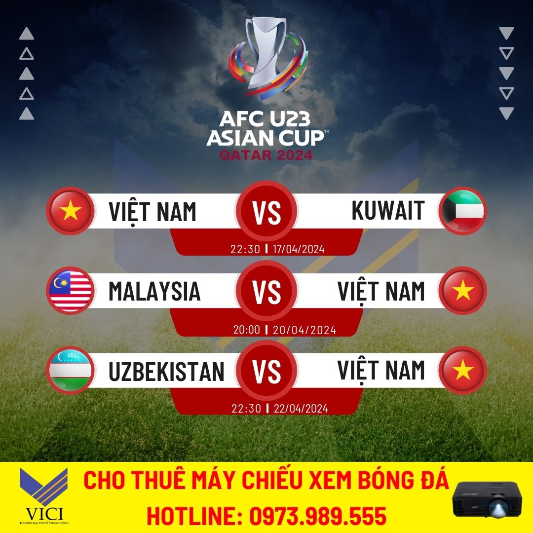 Lịch thi đấu của đội tuyển U23 Việt Nam