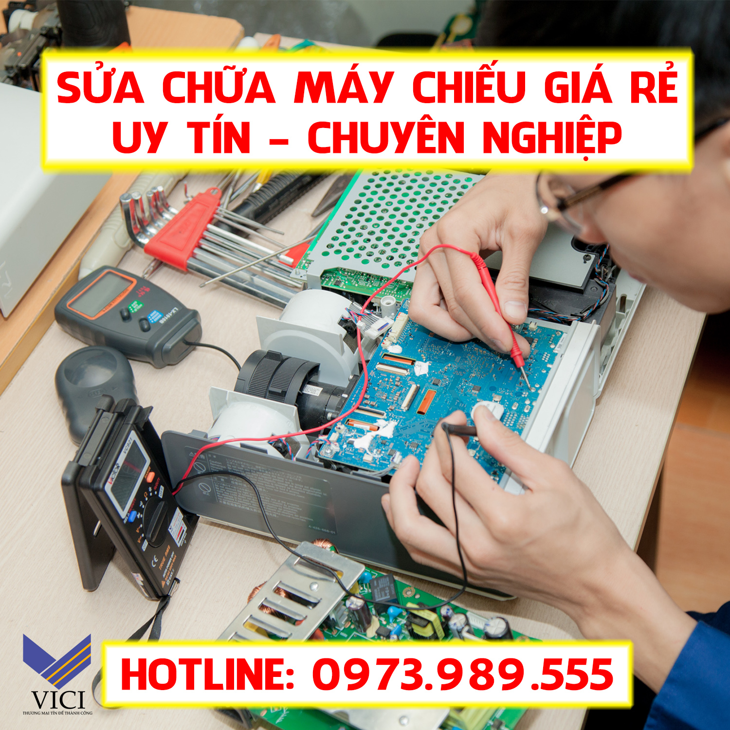 Sửa chữa máy chiếu giá rẻ