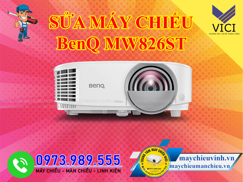Sửa chữa máy chiếu BenQ MW826ST tại Hà Nội