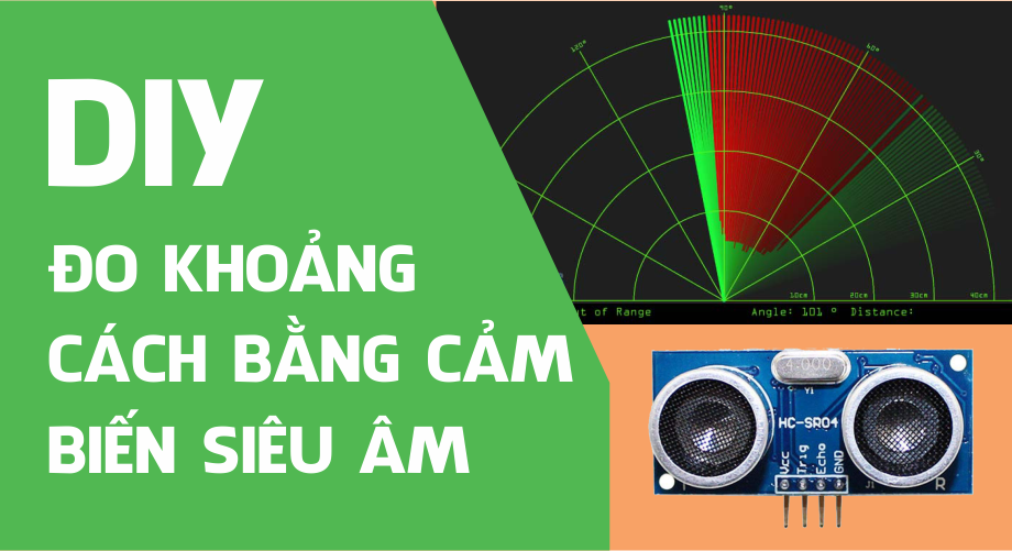 Đo khoảng cách bằng cảm biến siêu âm HC-SRF04