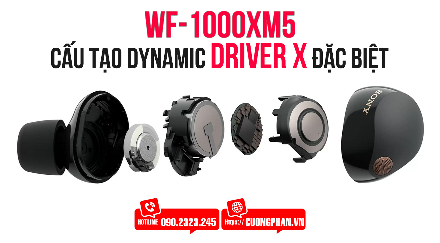 sony wf-1000xm5 driver dynamic X