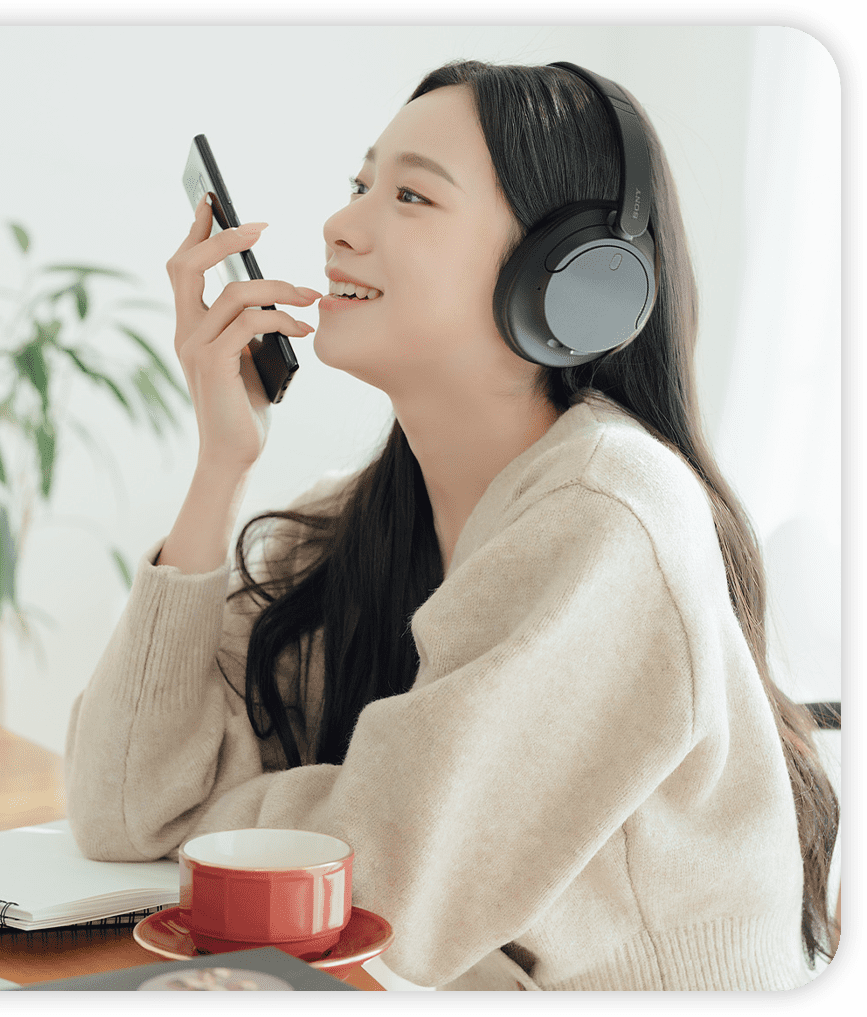 Tai Nghe Chụp Tai Bluetooth Chống Ồn Chủ Động Sony WH-CH720N đàm thoại chi tiết rõ ràng