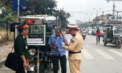 bằng lái xe ba gác