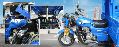 Cấu tạo xe ba gác