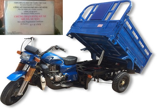 Mua bán xe 3 bánh Trung Quốc có giấy tờ