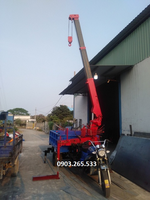 Tìm hiểu các thông số xe ba bánh có cẩu