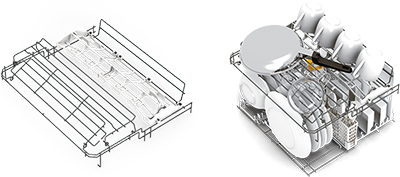 Máy Rửa Bát Mitsubishi EW-45R2SM