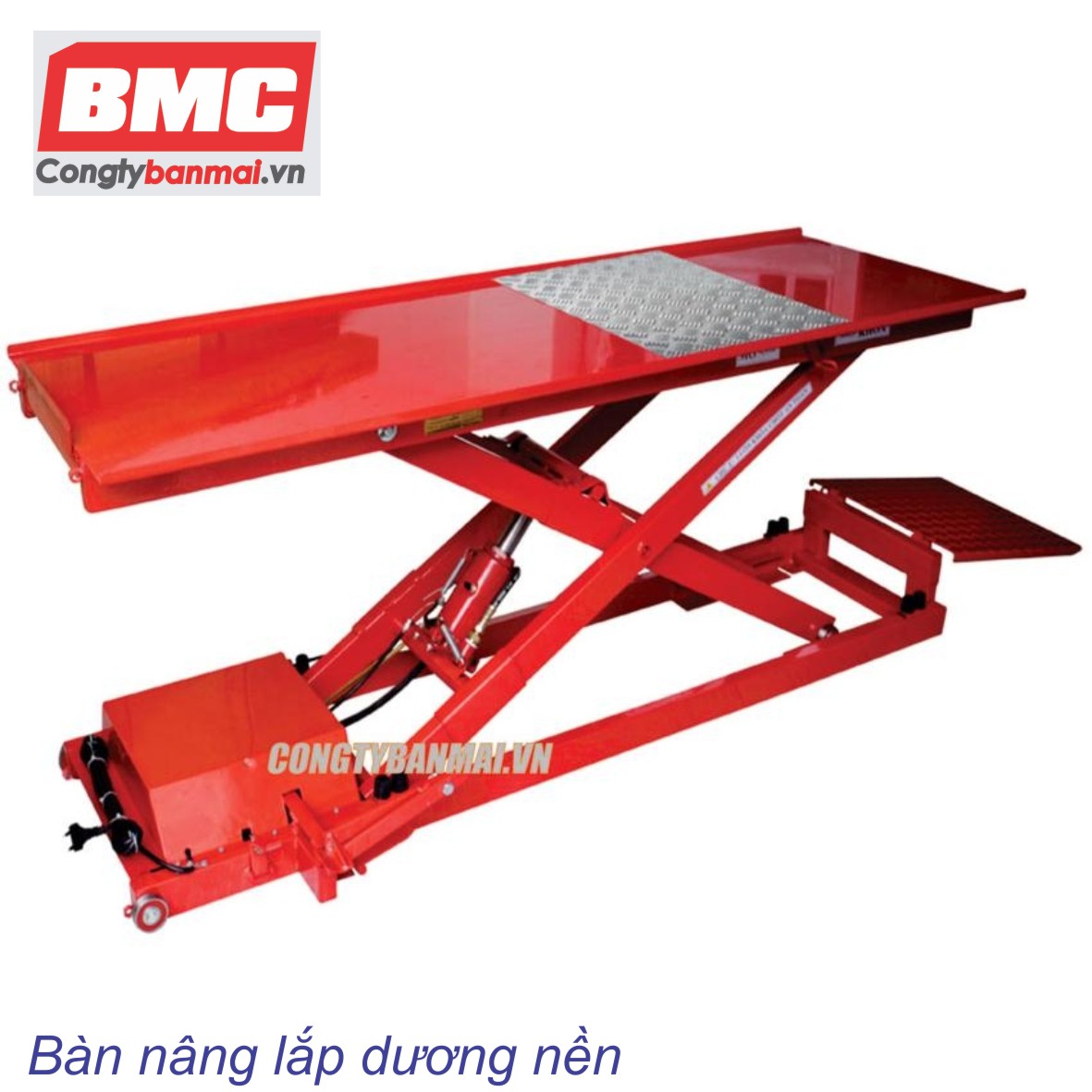 Bàn nâng sửa chữa xe máy