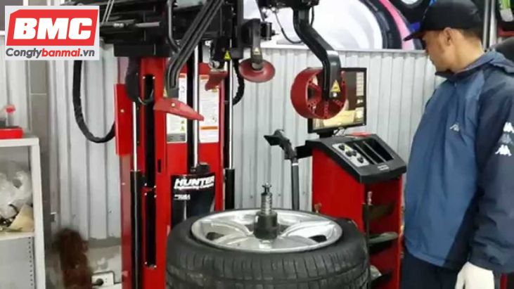 Bảo dưỡng hệ thống khí nén máy ra vào lốp