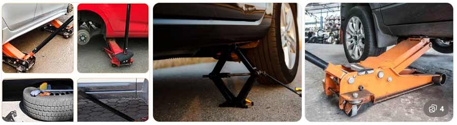 Bước 3 — Nâng xe