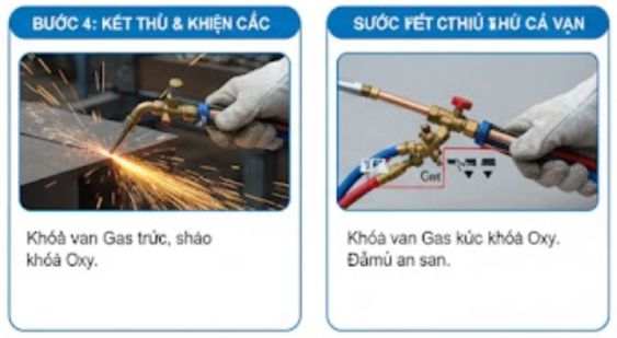 Bước 4 và bước 5