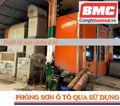Buống sơn sấy cũ đã qua sử dụng