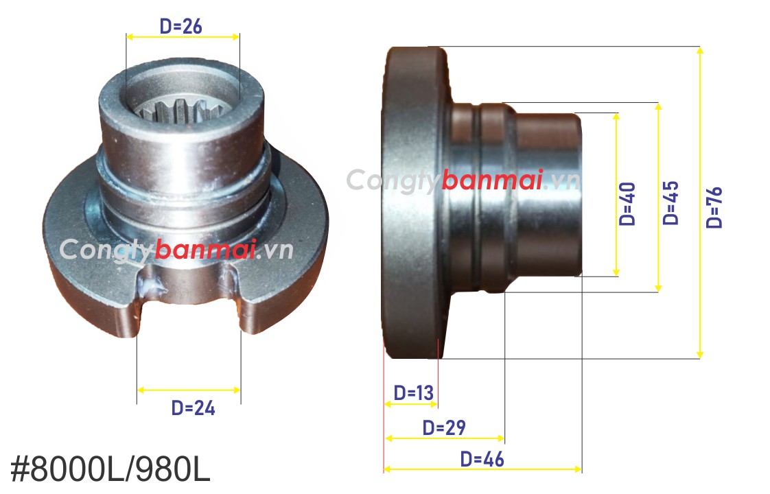 quả văng súng bắn bulong, cam búa súng 1 inch