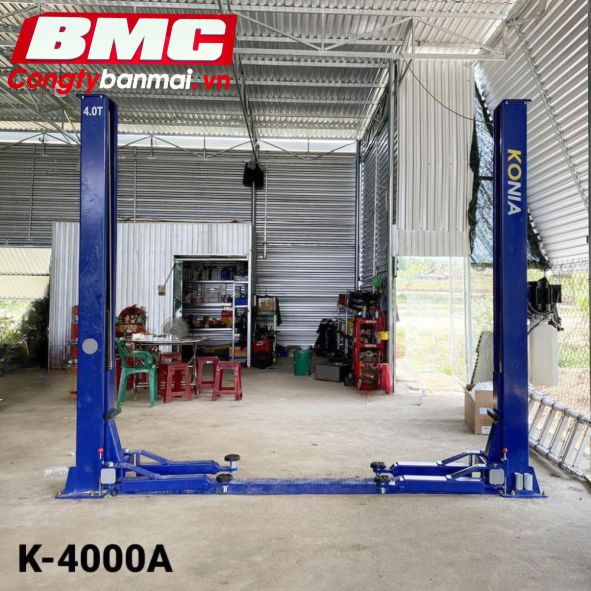 Cầu nâng 2 trụ cổng dưới trên KONIA K-4000A 4 tấn