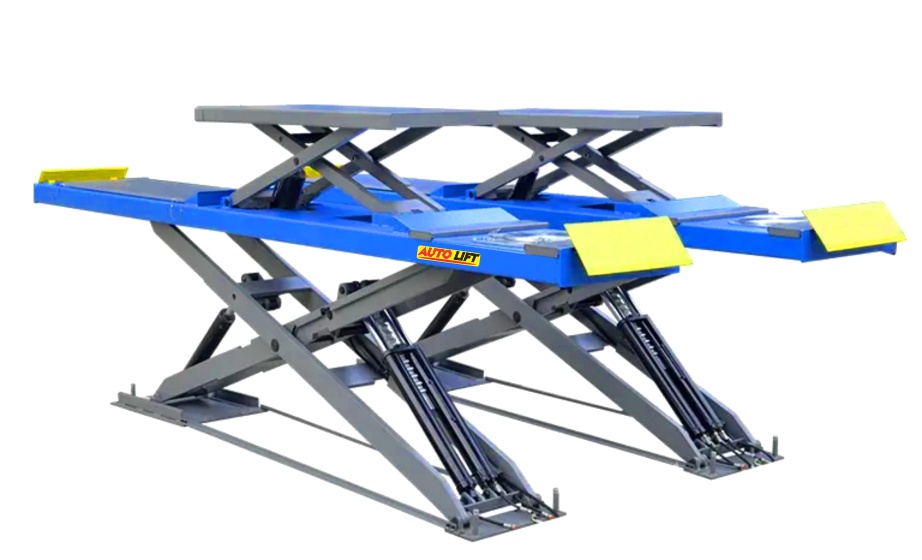 Cầu nâng cắt kéo thân dài 3,5 tấn ATL-35SL 2 tầng nâng, Autolift