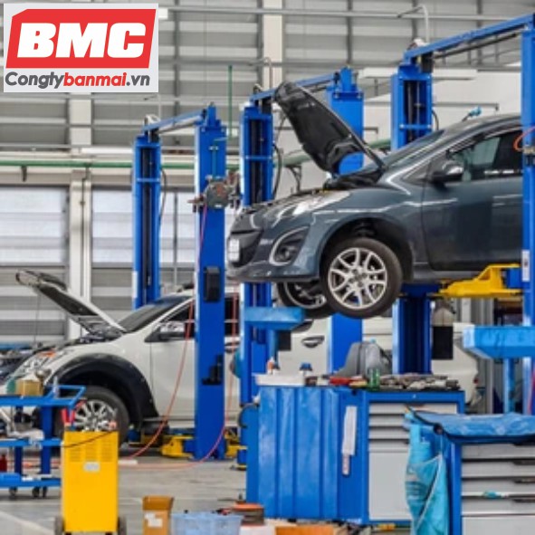 cầu nâng ô tô 2 trụ