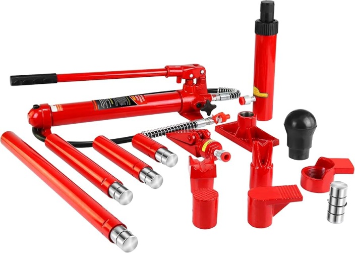 cấu tạo bộ kéo nắn thuỷ lực sắt xi xe tai nạn 10 tấn DL-1910