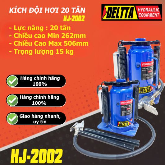Con đội hơi 20 tấn Deltta HJ-2002