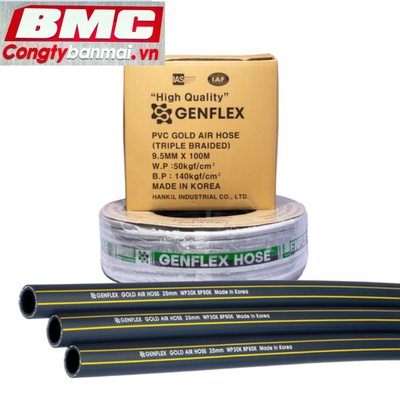 Địa chỉ uy tín mua Dây hơi GenFlex đường kính 9.5x16mm tại Công Ty Ban Mai