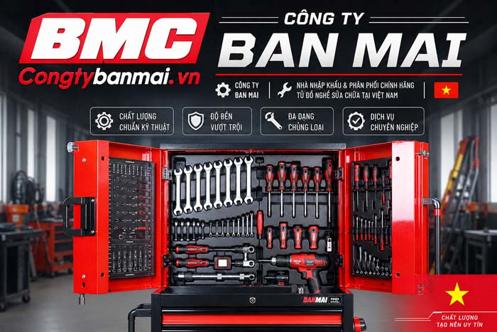 Công Ty Ban Mai là nhà nhập khẩu và phân phối các loại tủ đồ nghề sửa chữa tại thị trường Việt Nam