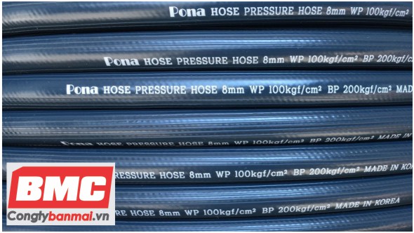 Đăck điểm chính dây hơi khí nén Ponahose 6,5x12,5mm