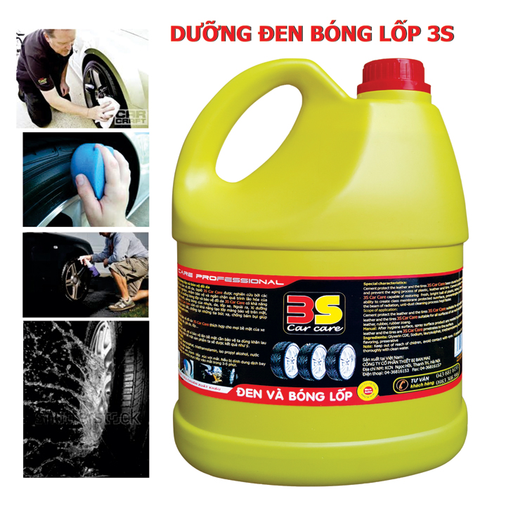 Dung dịch xịt đen lốp xe, Bọt xịt bóng và đen lốp ô tô, Dung dịch bảo dưỡng làm bóng và đen lốp xe, Bọt làm sạch và bóng lốp, Dầu bôi đen lốp bóng vỏ