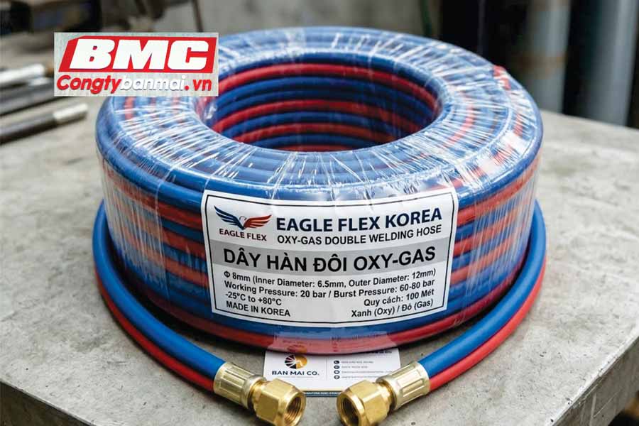 Dây hàn đôi oxy - gas Eagle flex – Hàn Quốc
