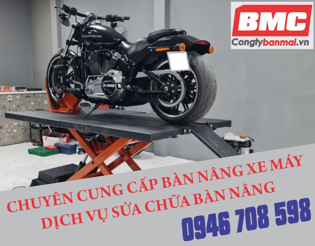 dịch vụ sửa chữa bàn nâng xe máy